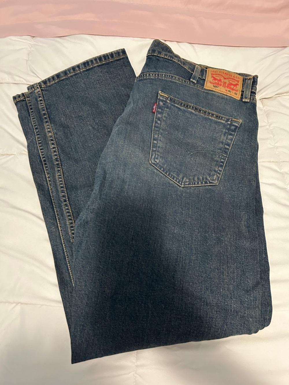 Levi's Men's Dark Blue Straight Jeans